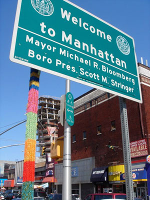 Knitta please in Manhatten, New York